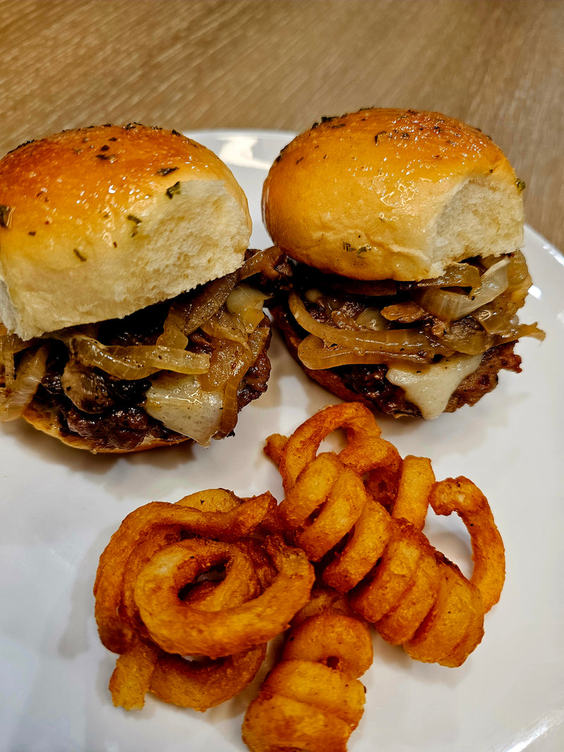 Tallent Sausage Mushroom Swiss Sliders