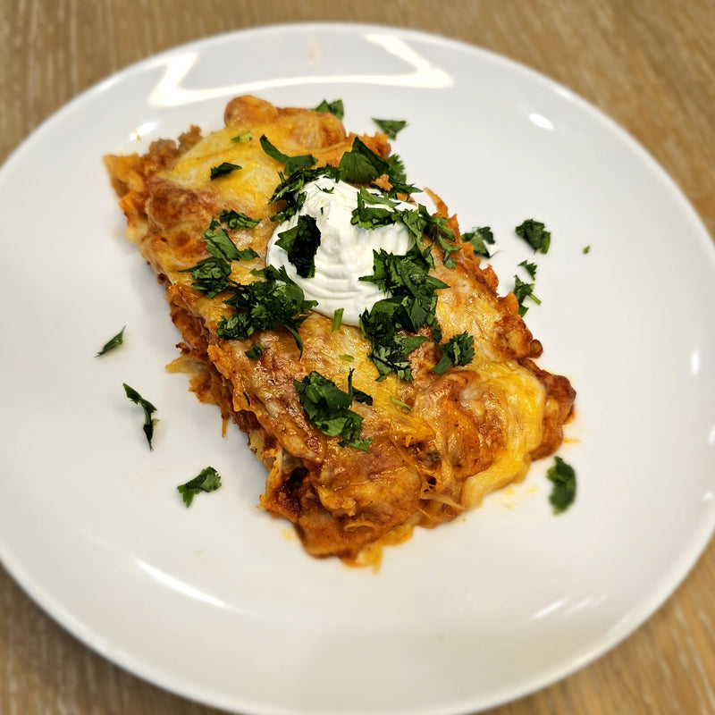 Garlic & Green Chile Enchiladas