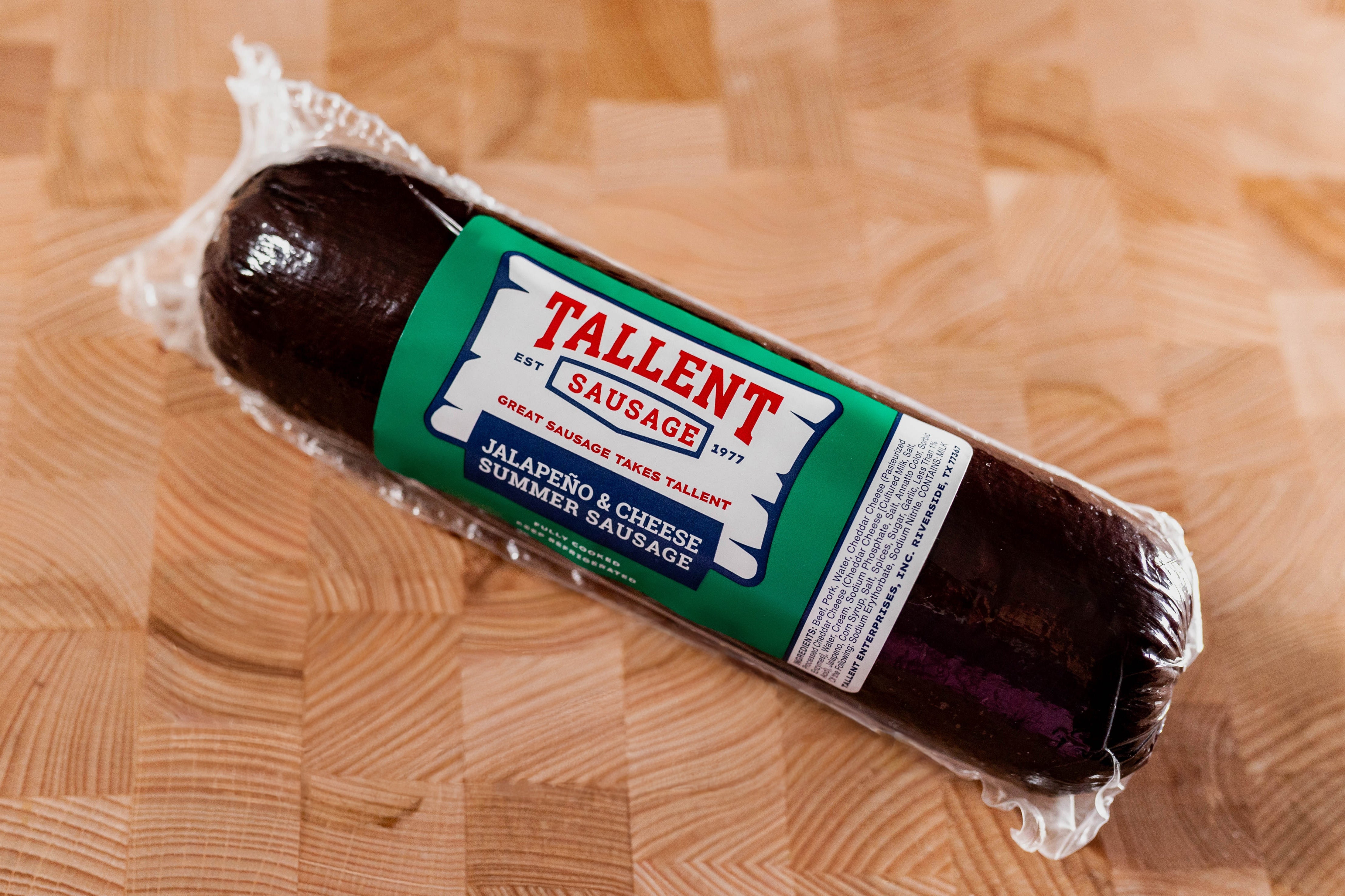 Summer Sausage – Jalapeño & Cheese