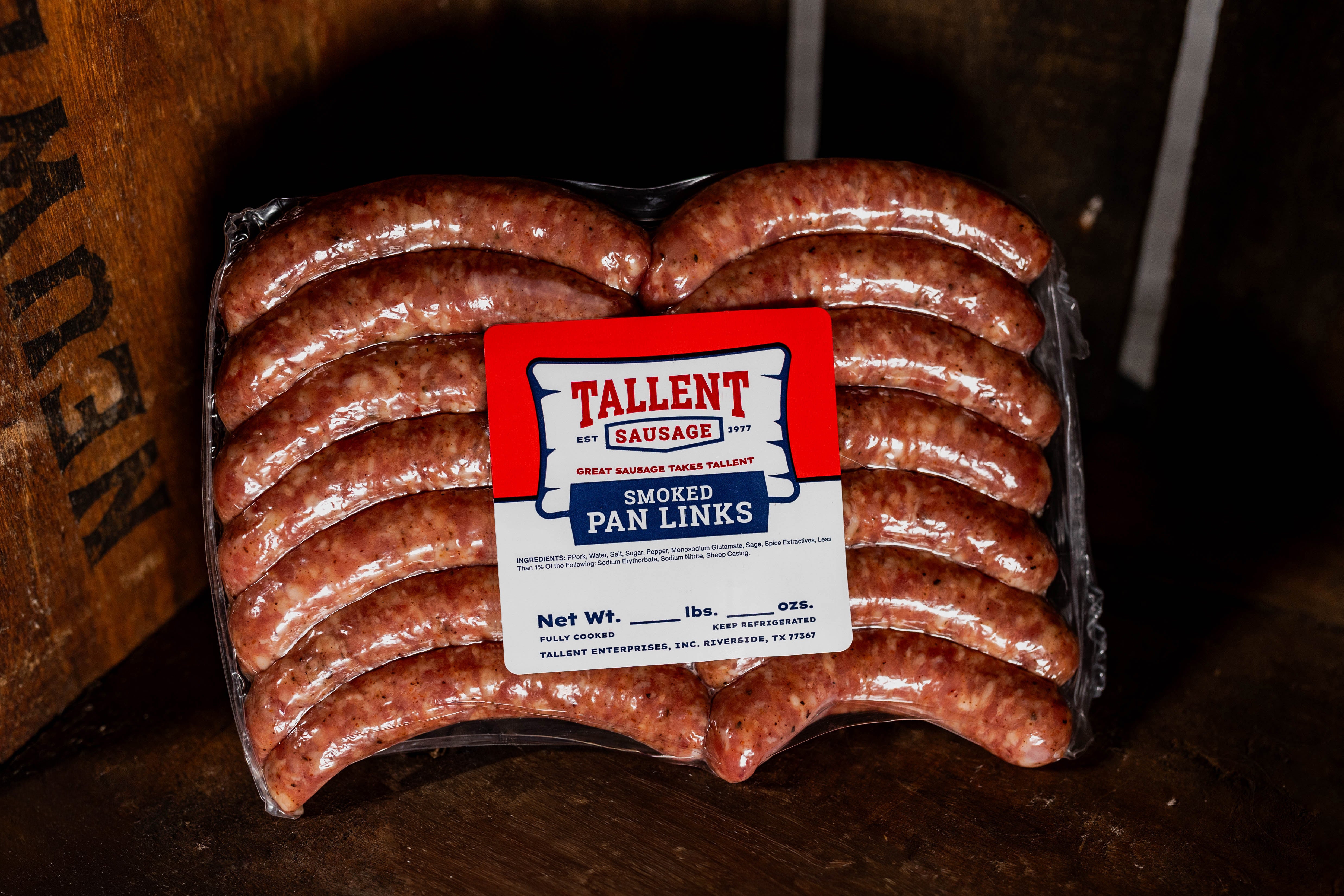Smoked Pan Sausage Links